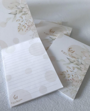 Bloco Notas 10,5x14,5 bloco - sulfite 90 gr  capa textura 140gr 10,5x14,5 Impressao Frente   