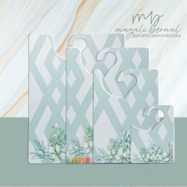 Gabaritos de dobras 4 Peças - Múltiplos de 8 kits PS 1,5mm  Personalizado com seu logo -  Impressão Frente   